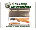 [SOLD] Browning 22 Auto 67 Belgium in box, Exc Cond!